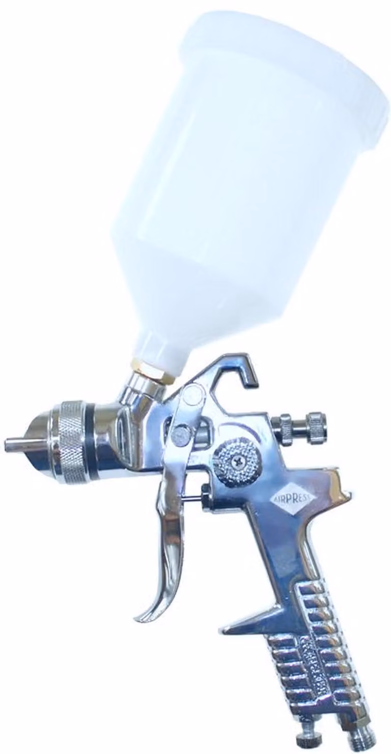 Pistola a spruzzo AIRPRESS HVLP da 2,0 mm con serbatoio da 600 ml