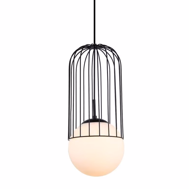 Italux Matty lampada a sospensione moderna nera MDM-3940/1 BK
