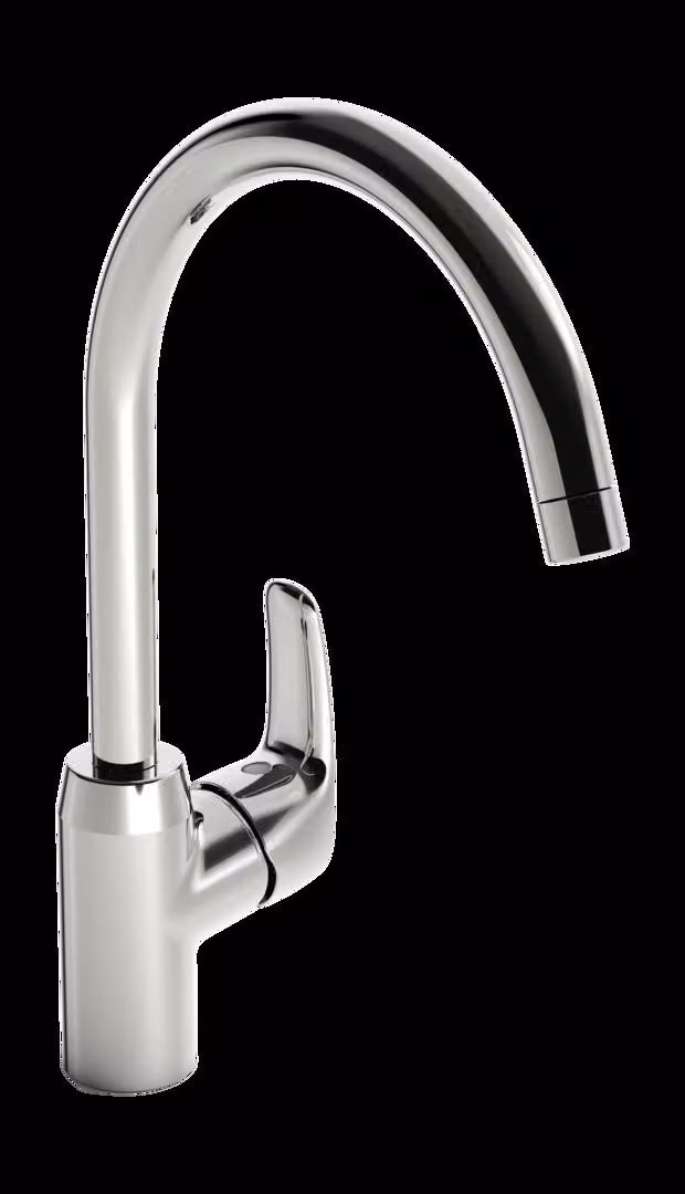 HANSA HANSAPINTO Robinet de cuisine, montage sur pied, chromé, 45132283, 45132283