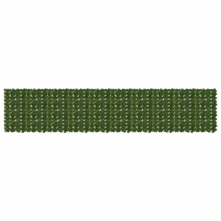 vidaXL Schermo per balcone con siepe artificiale verde, L: 500 cm, H: 100 cm