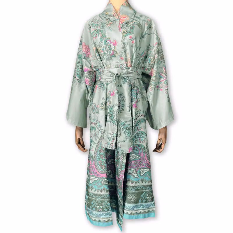 ISFAHAN Yukata - Taglia: L/XL,Colore: ISFAHAN - GREY GREEN