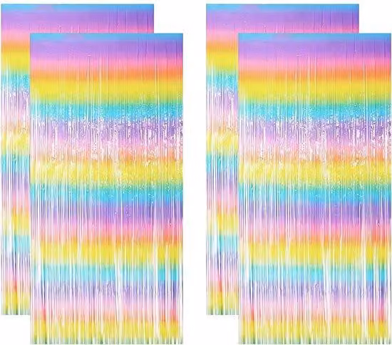 Tende a lamelle - Colorate e riflettenti - Set da 4 pezzi