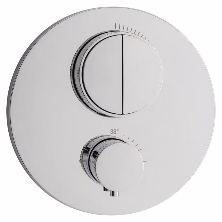 Herzbach LIVING PUSH, set di termostati a colori, per 2 circuiti