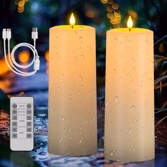 Lanterne solari impermeabili con telecomando e timer