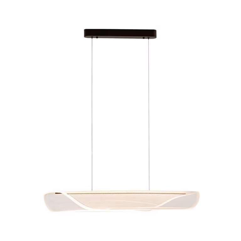 Lampada a sospensione moderna di design per soggiorno, sala da pranzo, sopra il tavolo, LED trasparente di colore caldo 32W CASEL Italux