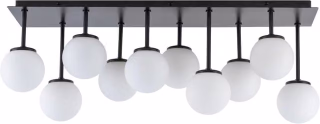 Plafoniera moderna Tulia 10 sfere bianche G9 Sigma