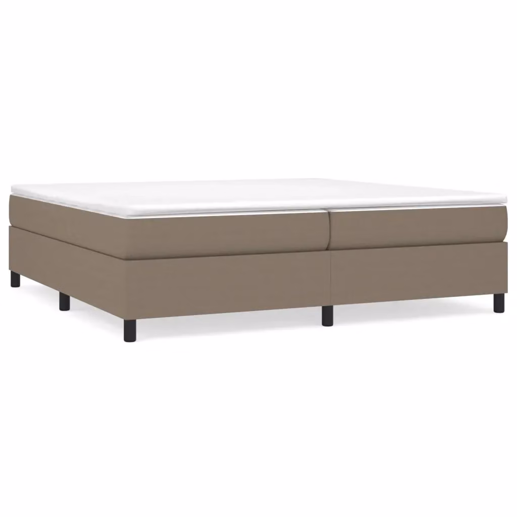 Struttura Letto con Rete a Molle vidaXL in Tessuto Beige 200x200 cm – 2