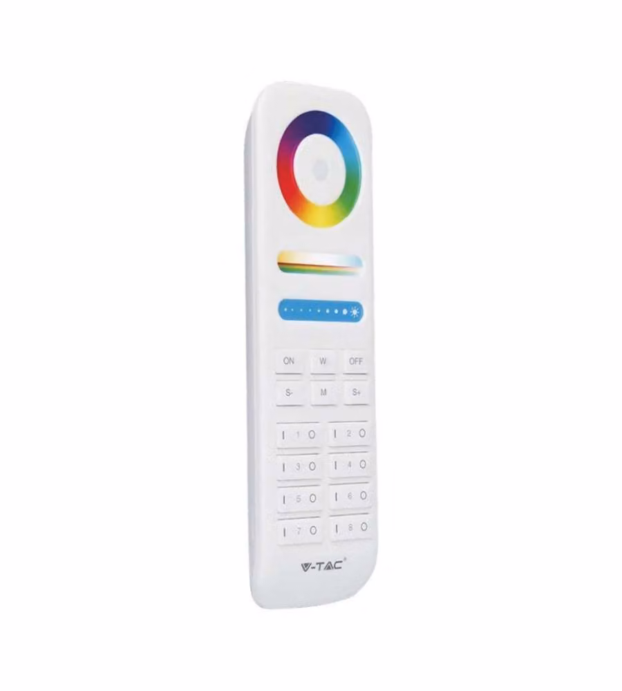Telecomando  per controller di Strip LED 8 Zone Colore Bianco