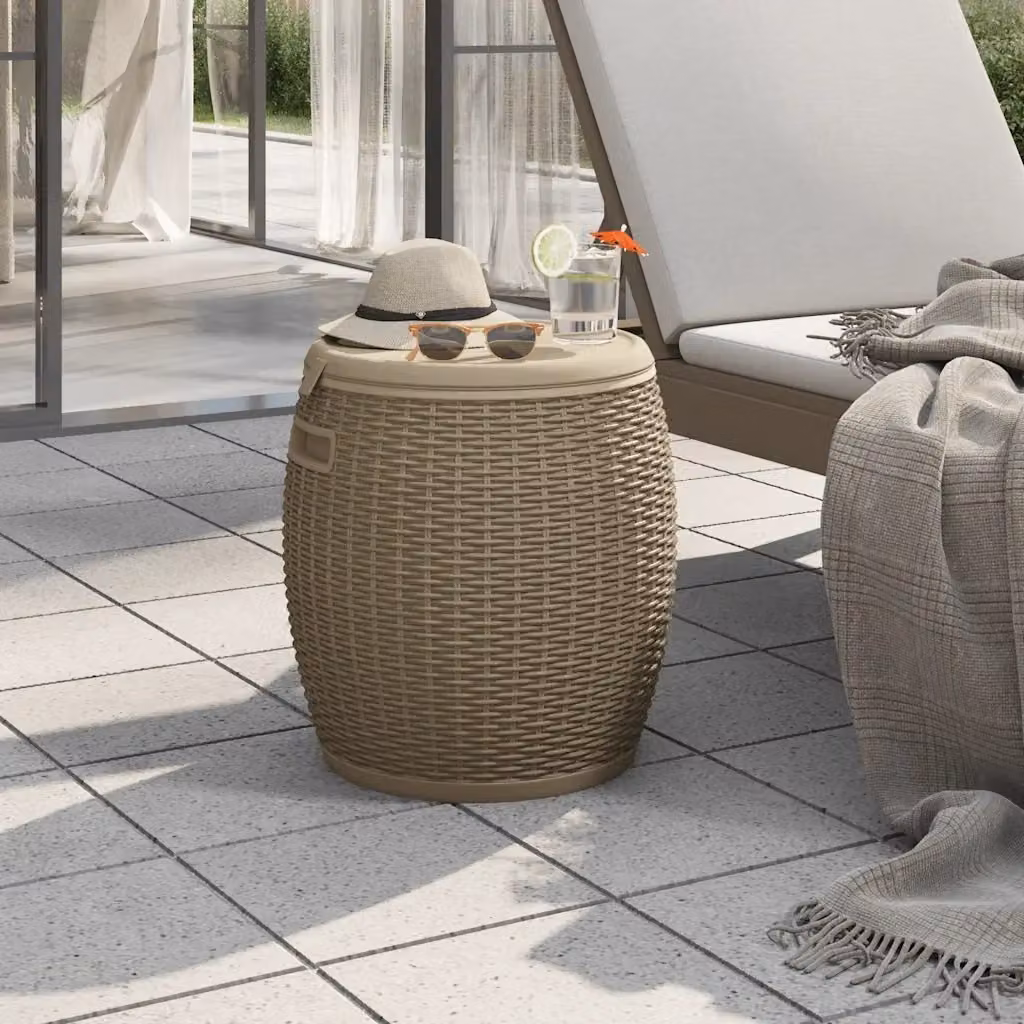 Contenitore da Giardino 4 in 1 in Polipropilene Marrone Chiaro CFW1331792 – 2