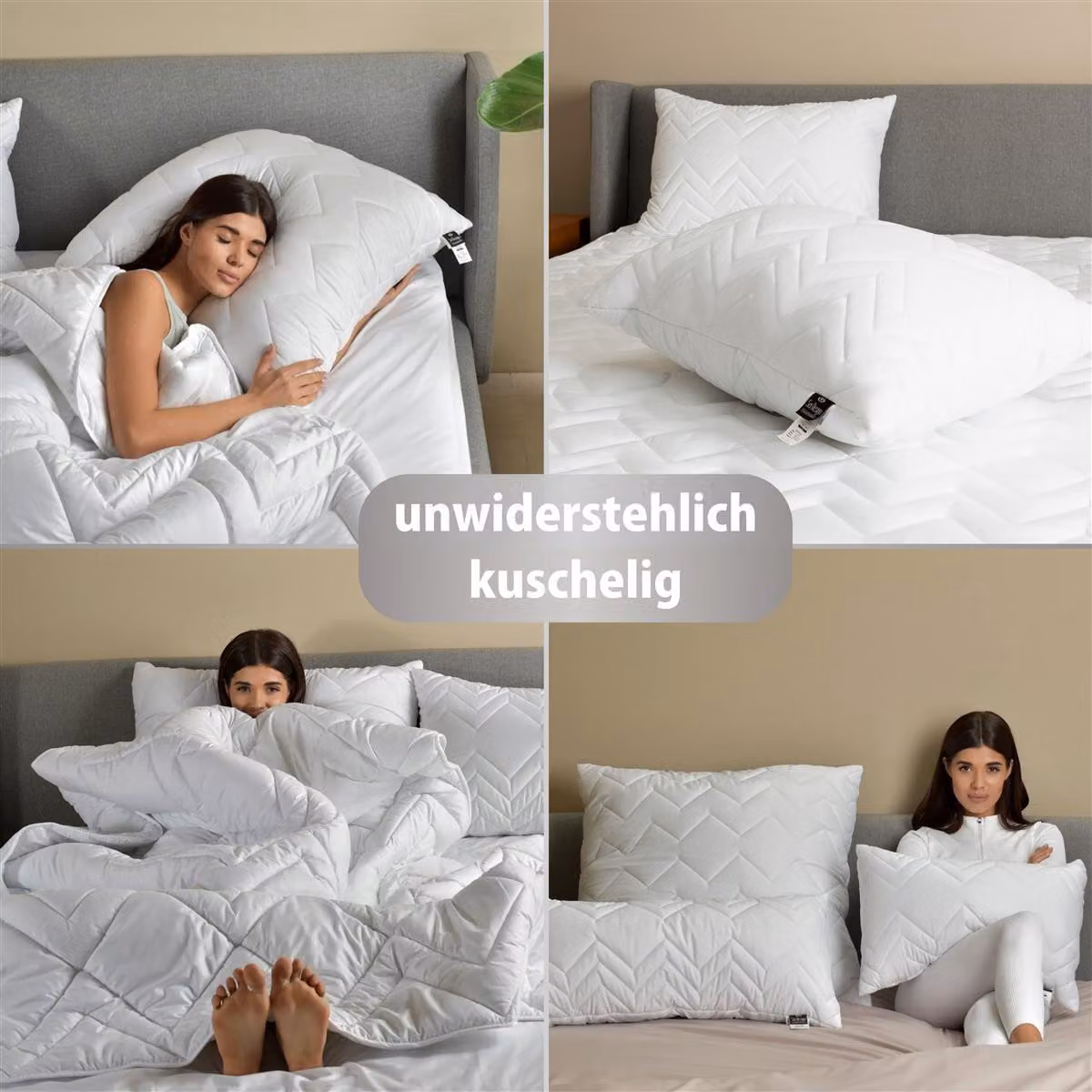 Set da letto: piumino leggero 135x200 + cuscino 80x80
