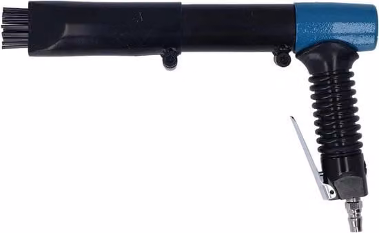 Pistola pneumatica a aghi Krappa per rimozione ruggine su metallo, vernice e resina, 1/4 pollici, 5500 bpm, blu in acciaio inossidabile