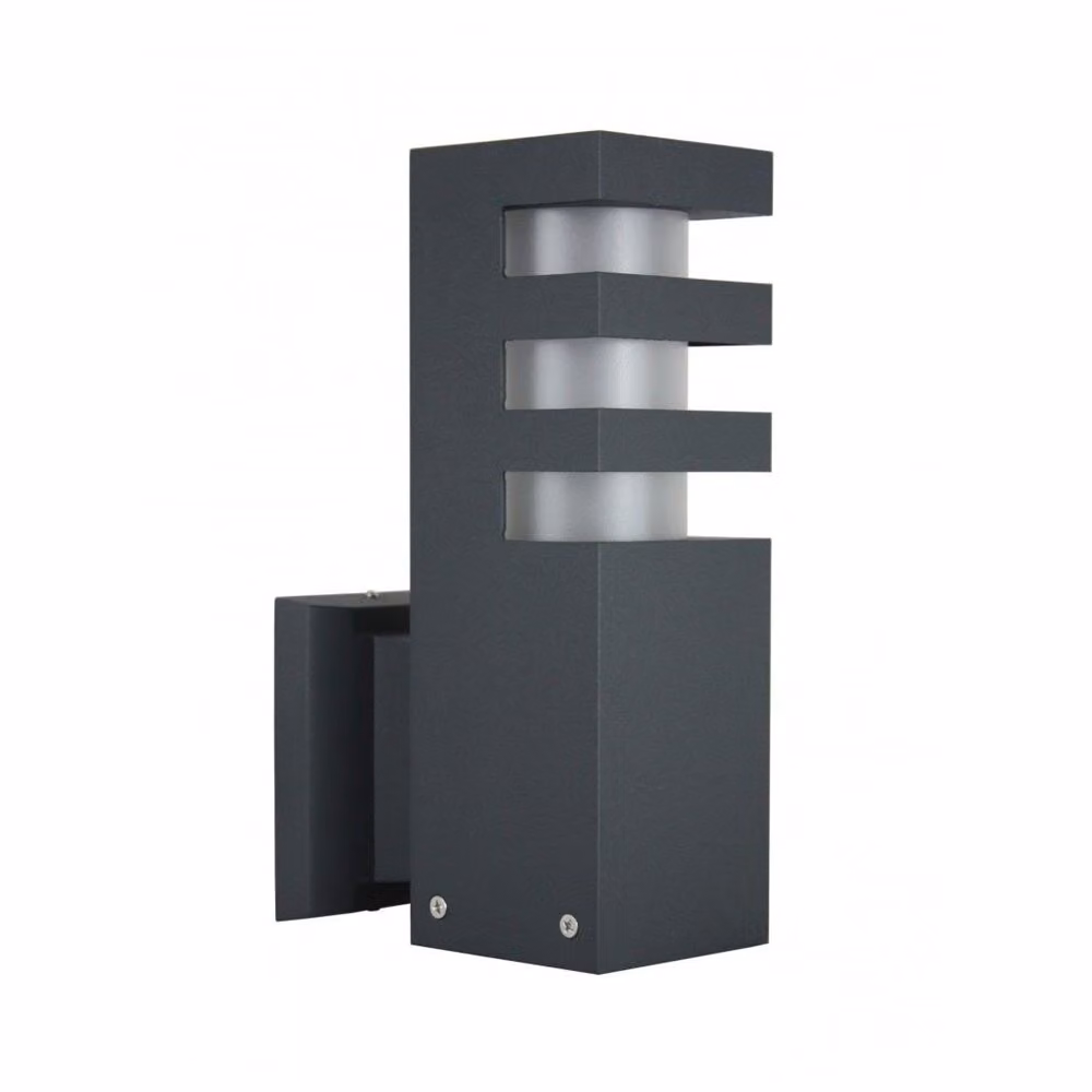 Lampada da parete in alluminio per esterni 1xE27 grigio scuro IP54 SU-MA RADO RADO K DG