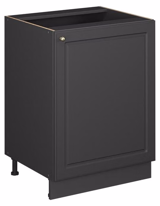Mobiletto base cucina Vicco Fame-Line Oro-antracite rustico/Antracite 60 cm 1 anta senza piano di lavoro, Model 65145