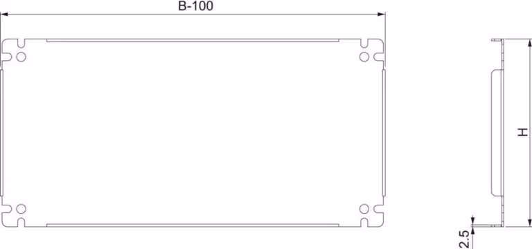 Guide di regolazione in profondità Schneider Electric NSYSDCR300 (confezione da 4)