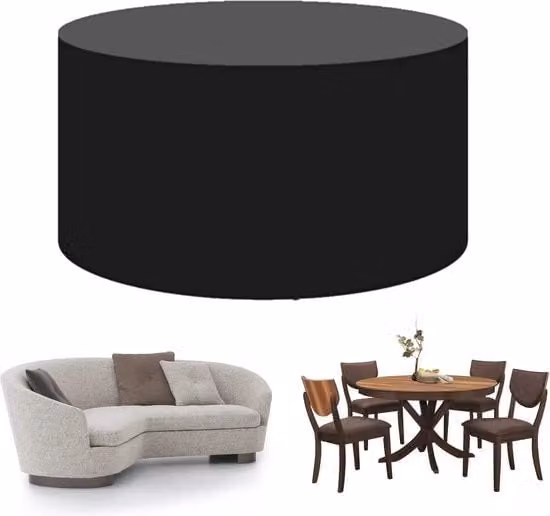 Ombrelloni per giardino impermeabili a forma rotonda, dimensioni 94 x 140 cm - Protezione all'aperto duratura