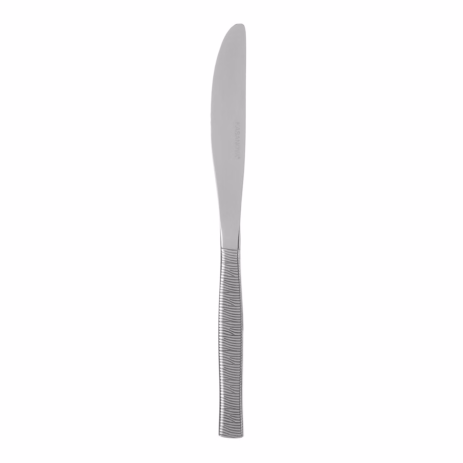 Coltello da tavola Lignes Kasanova in acciaio inox argentato lavabile in lavastoviglie – 2