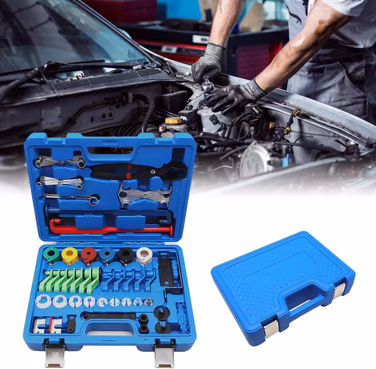 Kit di strumenti per lo scollegamento rapido, composto da 45 pezzi, per tubi del carburante e del sistema di climatizzazione