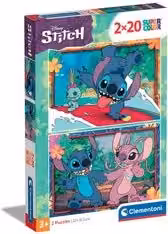 Puzzle Clementoni Disney Stitch Super Color Multicolore 20 pezzi L: 27 cm, P: 18,5 cm