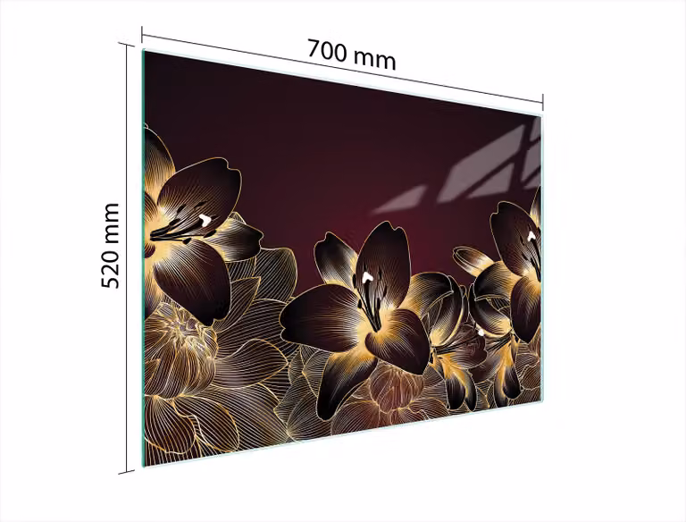 Piastra Protettiva In Vetro Per Orchidea 70X52