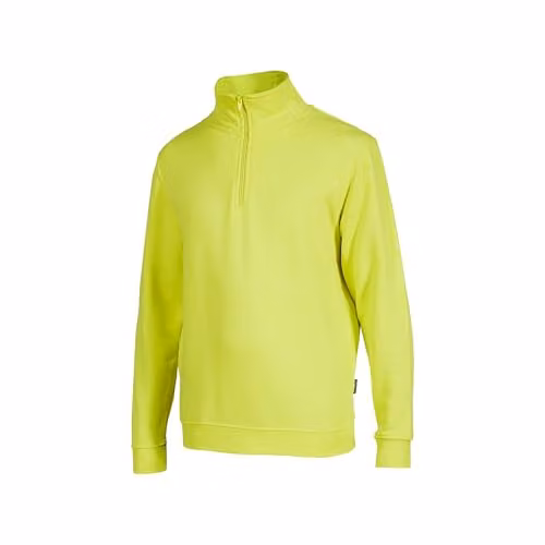 Felpa Zip Corta Yellow Fluo S Tautra Upower