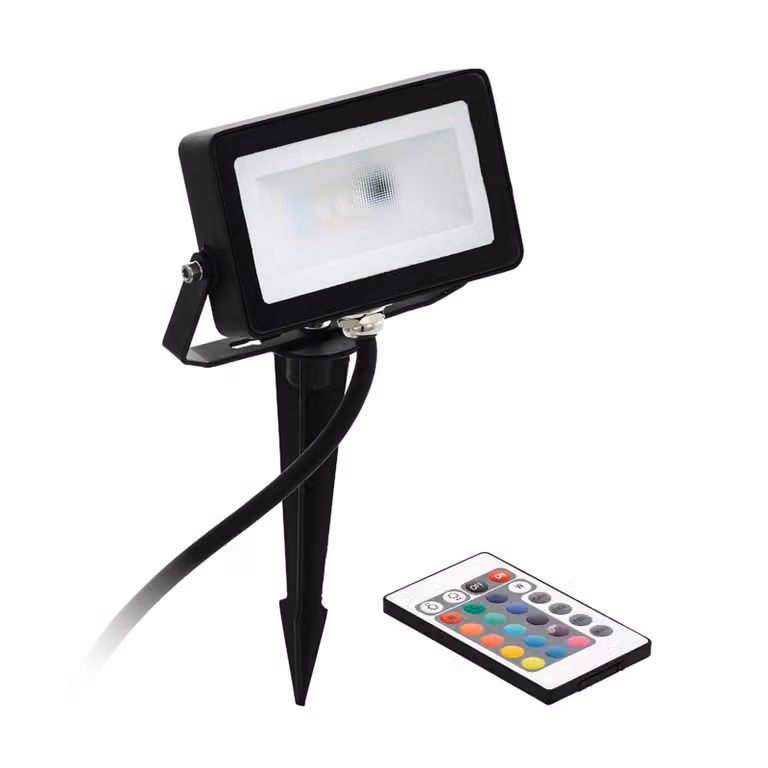 Faretto Picchetto Esterno Moderno Faedo 4 Alluminio Nero Led