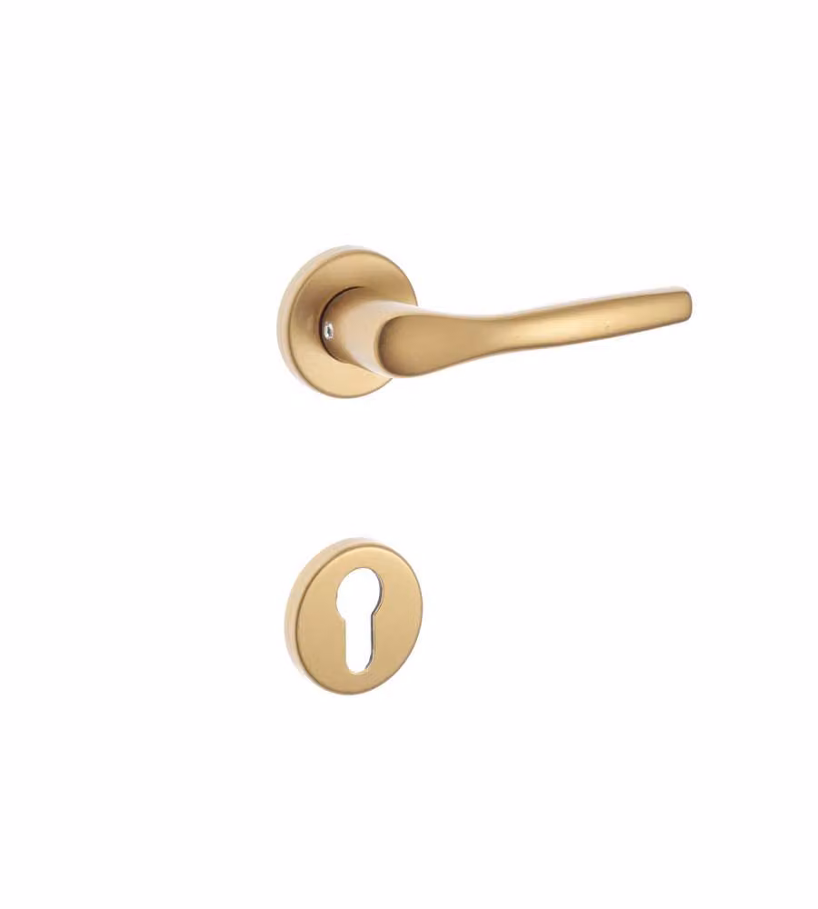Maniglia Bica bronzo rosette yale