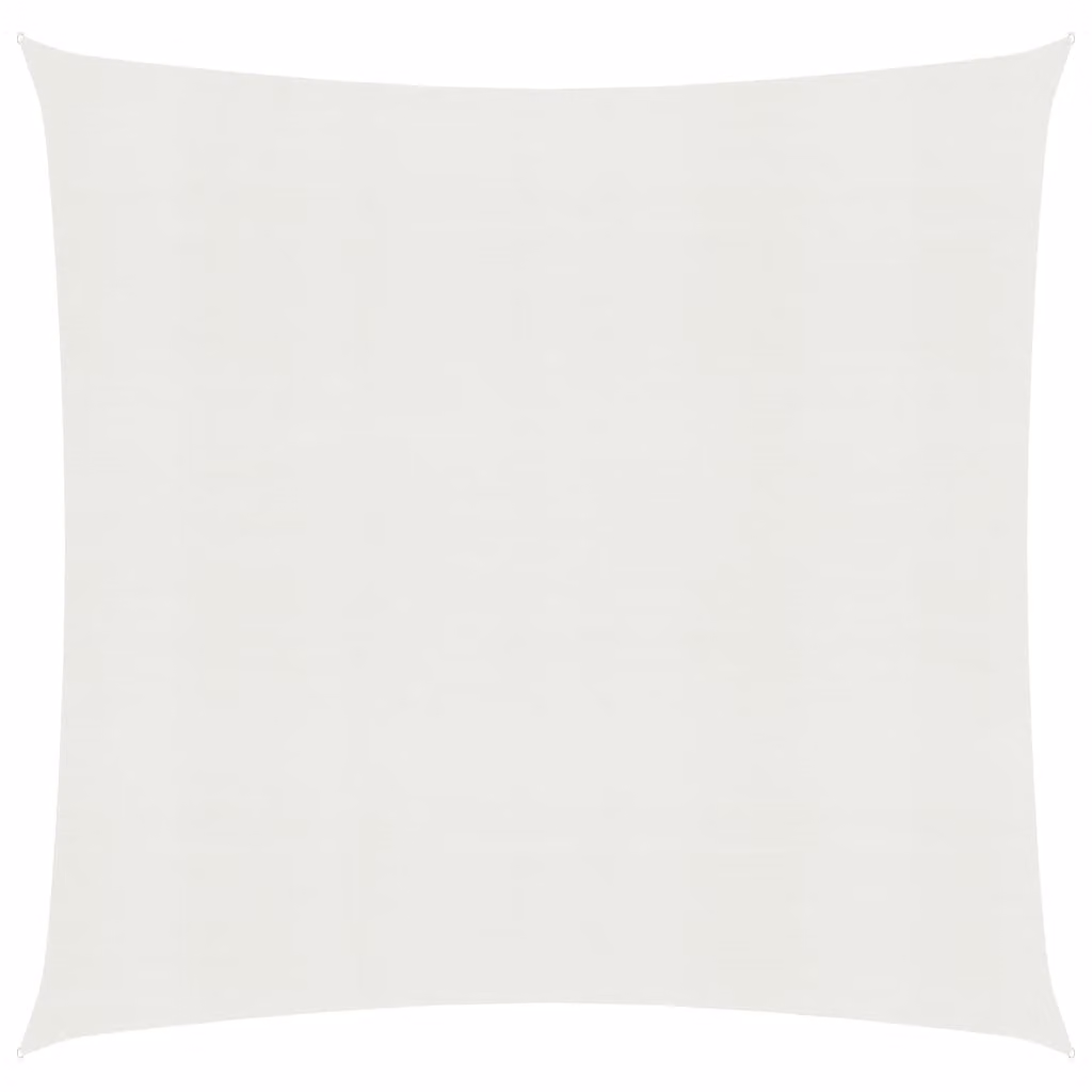 Tenda da sole The Living Store 160 g/m² bianco 2,5x2,5 m HDPE