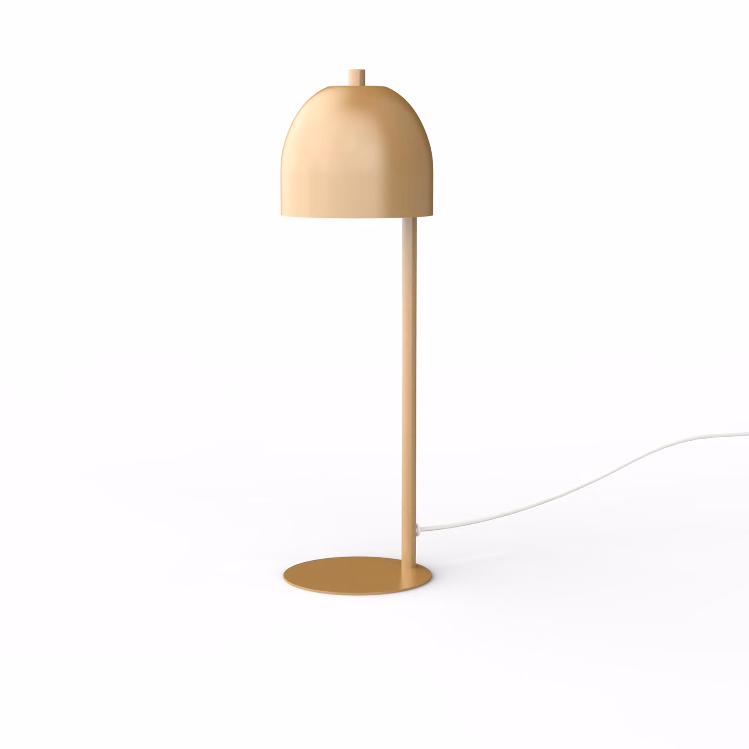 Lampada Da Tavolo Campanella Monocolore Opaca