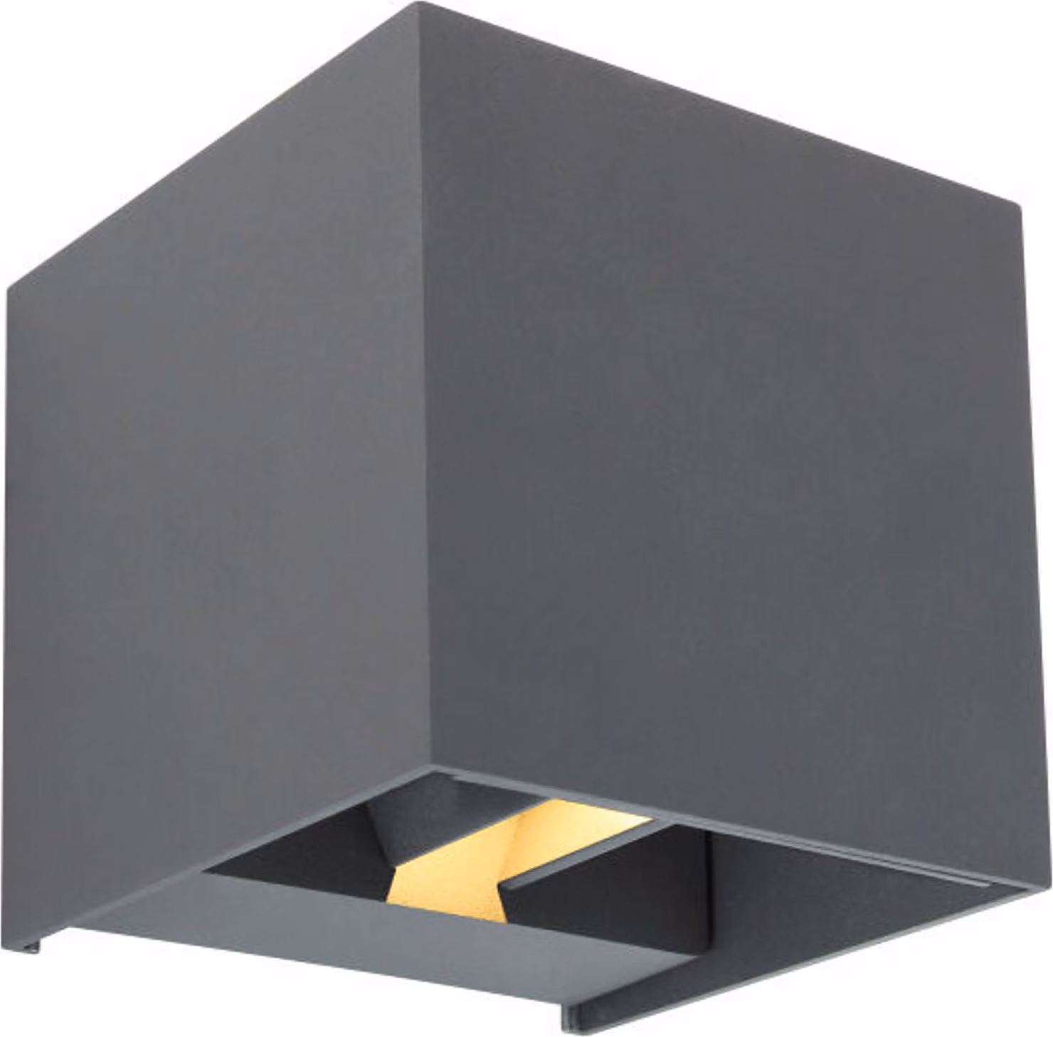 Globo Lighting luce per esterni in alluminio pressofuso antracite, 2x LED