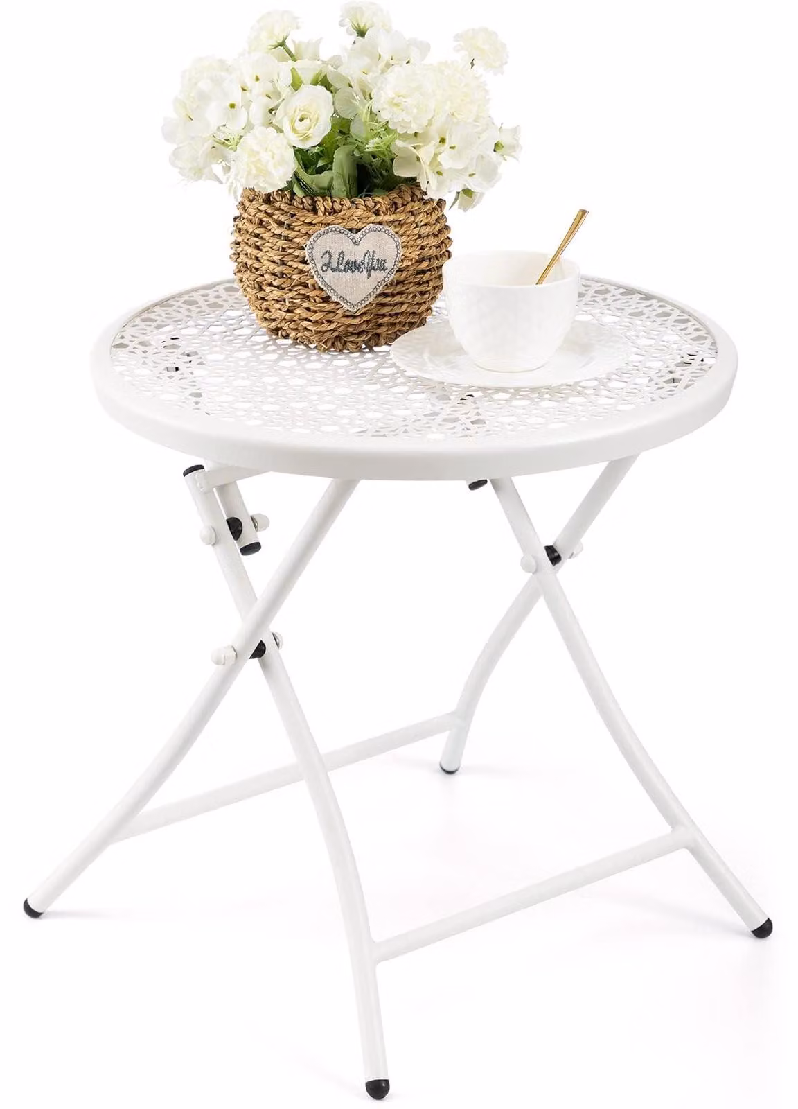 Tavolo pieghevole da giardino per terrazza e balcone