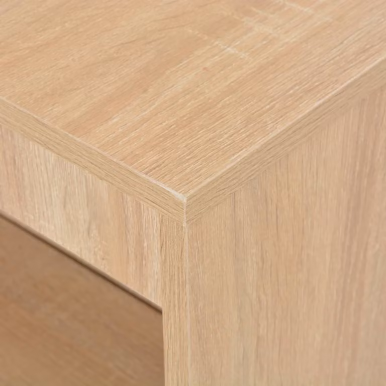 vidaXL Tavolo da bar con ripiano in rovere marrone 110 x 50 x 103 cm