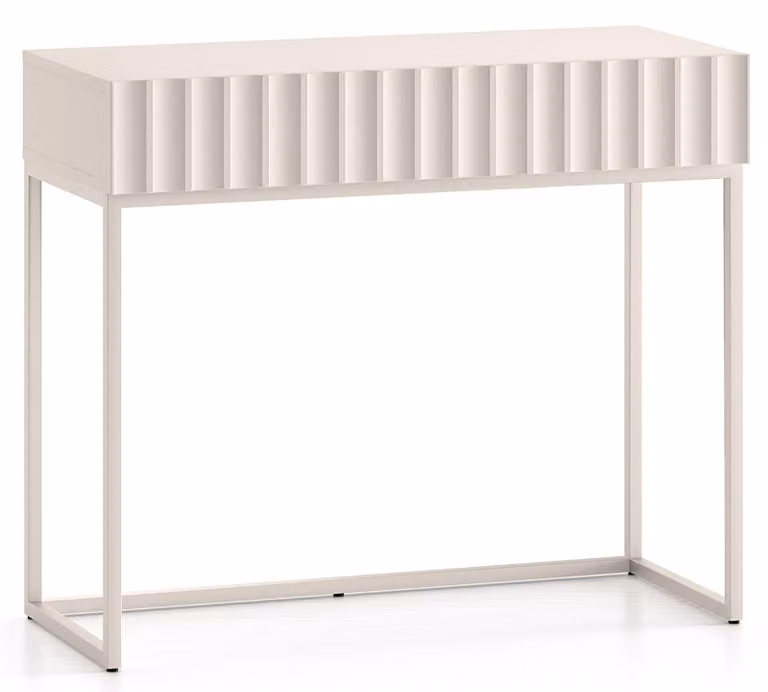 Selsey Derriva - Comodino con cassetto, beige chiaro, 91 cm
