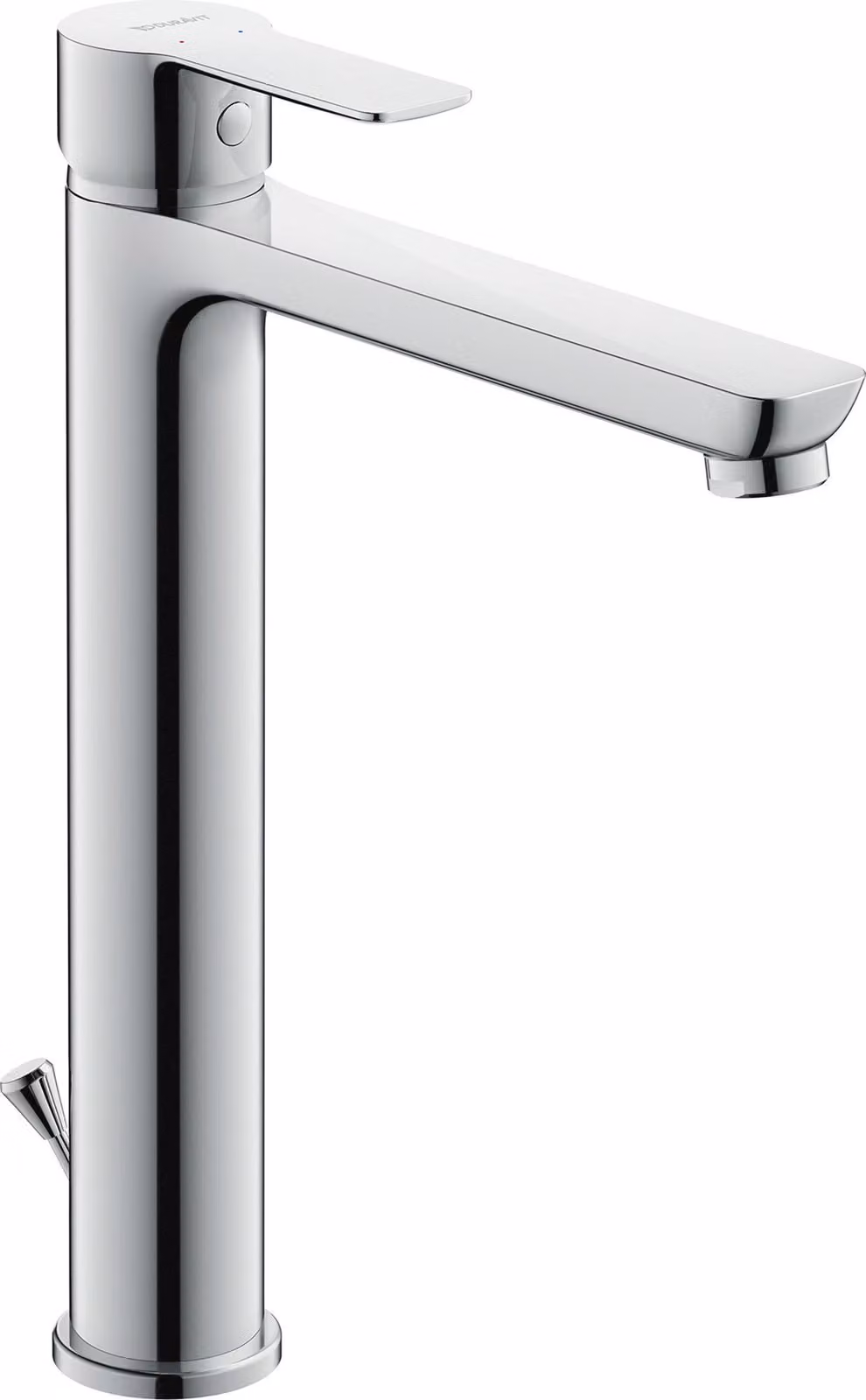 Duravit A.1 XL Mitigeur de lavabo, avec garniture d'écoulement, saillie 180mm, A11040001010, A11040001010