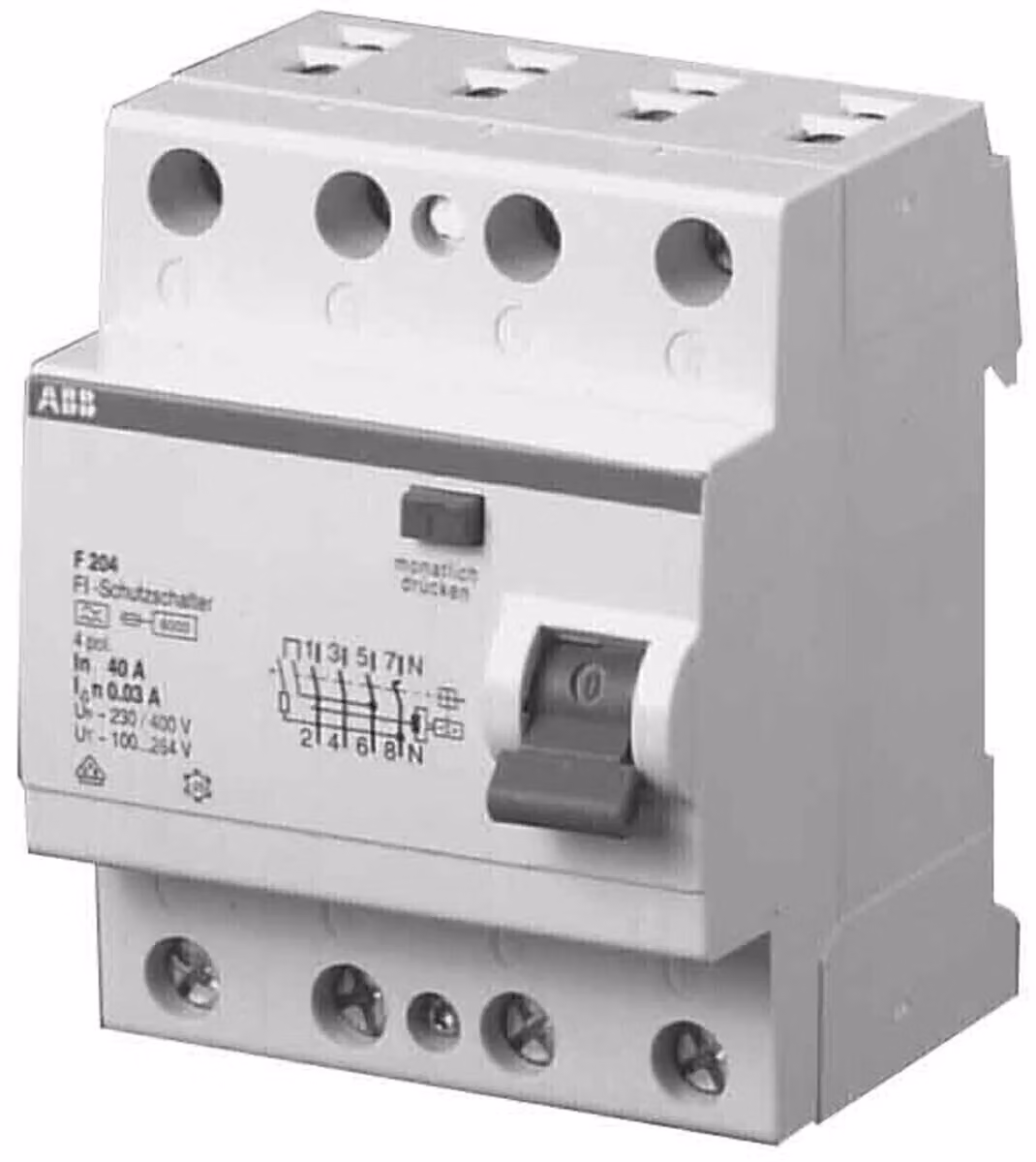 Interruttore differenziale F204A-25/0.03, 25A