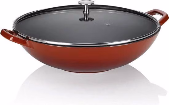 Pentola per Cucina - Piatto Antiforfora Sostenibile in Alluminio, Adatto per Induzione e Tutti i Forni, 28 cm - Cucina Salutare