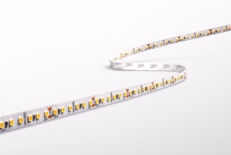 Striscia LED CENTURY ACCENTO PRO 24 V CC 7 W/m CRI93 144 LED/m 5 m 3000 K IP20