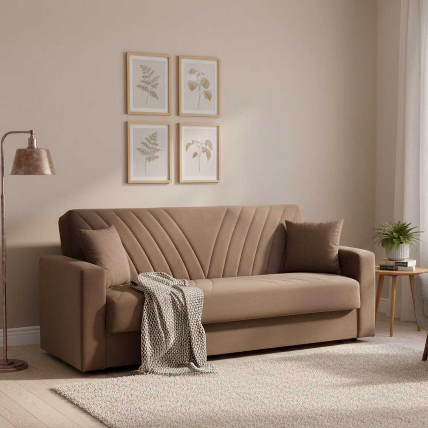 Dmora Divano Letto 3 Posti Adda 81x214 cm Nero, Contenitore Reclinabile