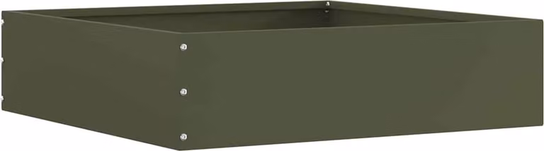 Bordura per Prato Oliver verde 50 x 50 x 13 cm Acciaio