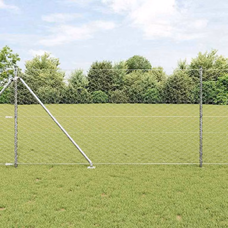 Recinzione in rete saldata con punte 25 x 1,2 m (P x A)