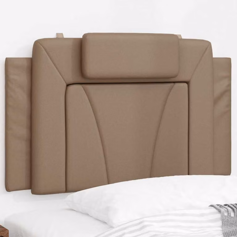 Cuscino Testiera Viana vidaXL in Similpelle Beige, Larghezza: 80 cm