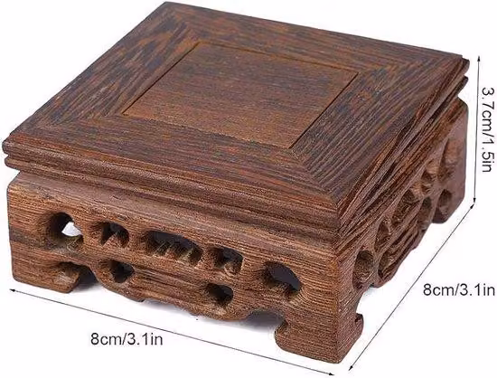 Bacino standard in legno - marrone scuro - wengé