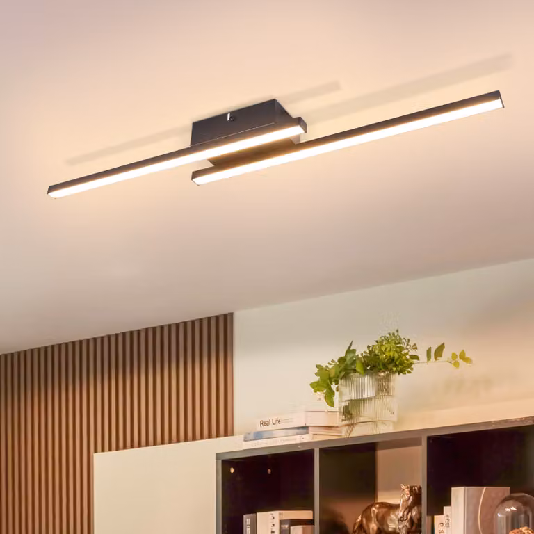 ZMH LED plafoniera nera 12W lampada da soggiorno 3000K lampada da camera da letto lampada da corridoio per corridoio cucina bagni balcone