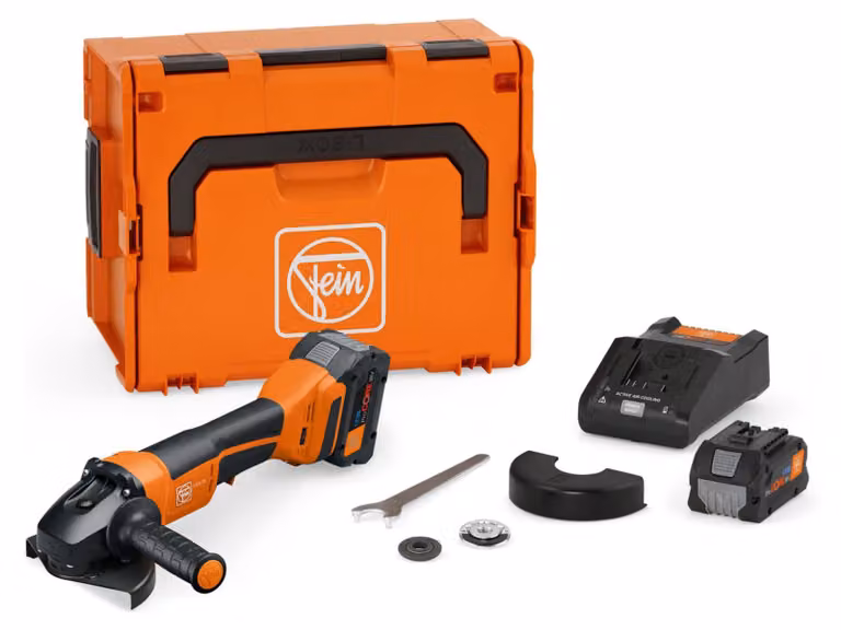 Smerigliatrice angolare a batteria Fein Ø 125 mm CCG 18-125-12 PD-SEC AS Set ProCore | 71221862000