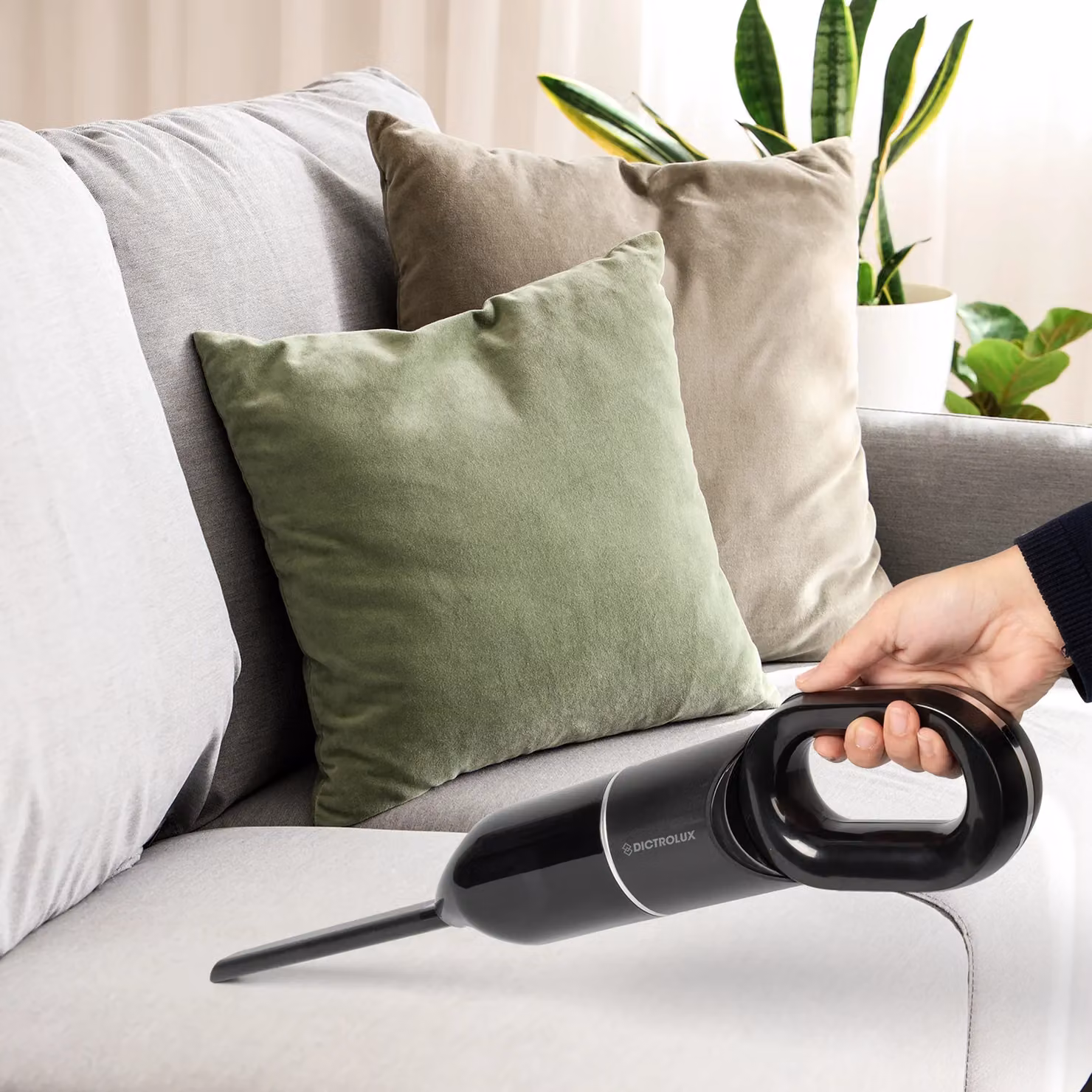 DICTROLUX Aspirapolvere Portatile Senza Fili 2in1 Rapid Dust Cordless serie 720S 60 Watt, Nero – 2