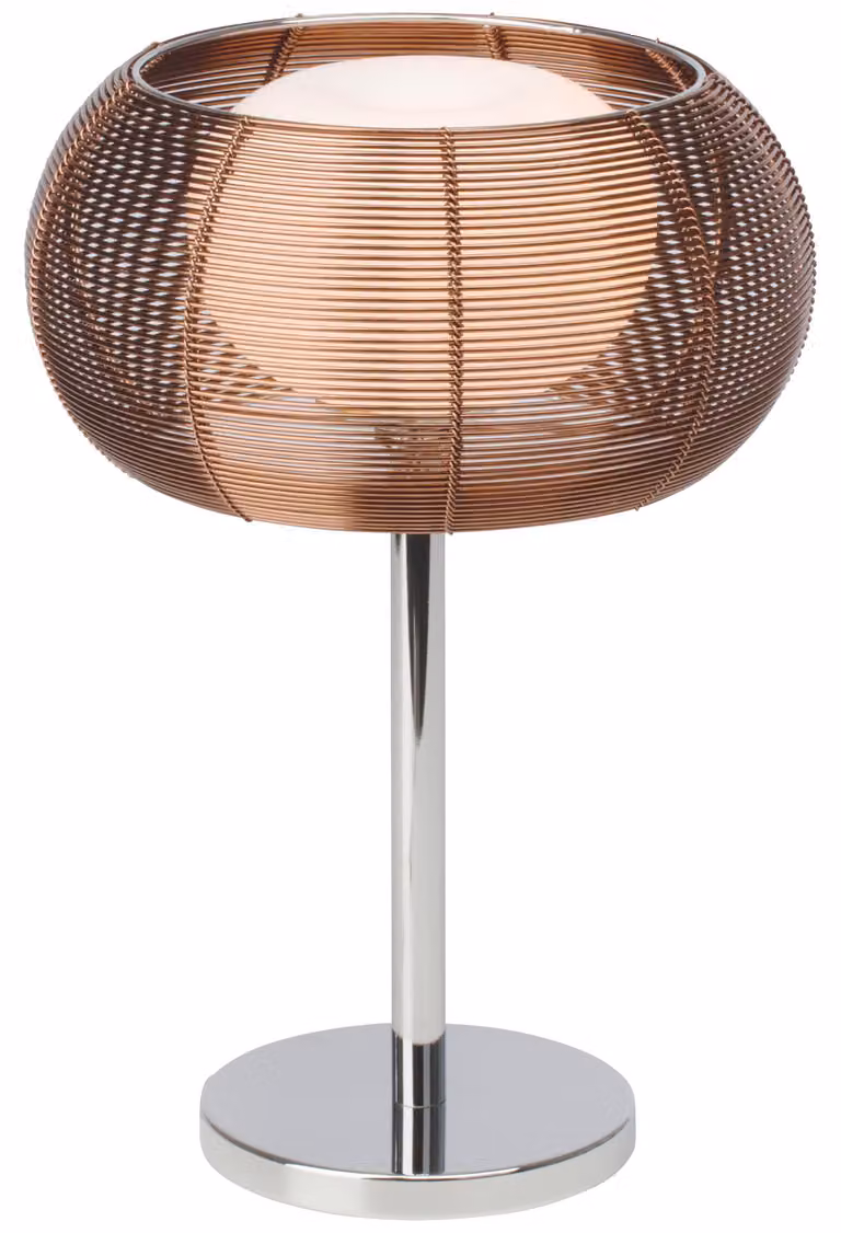 Lampada BRILLANTE Lampada da tavolo relax bronzo/cromo | 1x QT14, G9, 25W, adatto a lampade con base a spillo non incluse | Con interruttore a cavo intermedio | Adatto a lampade LED