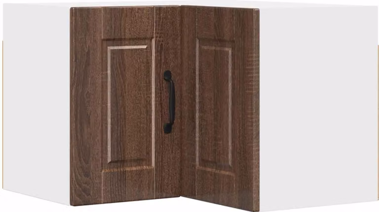 Mobile angolare per parete PORTO Rovere Marrone 57 x 57 x 40 cm