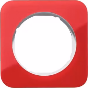 Telaio Berker 1f R.1 acrilico rosso traslucido pw 10112349
