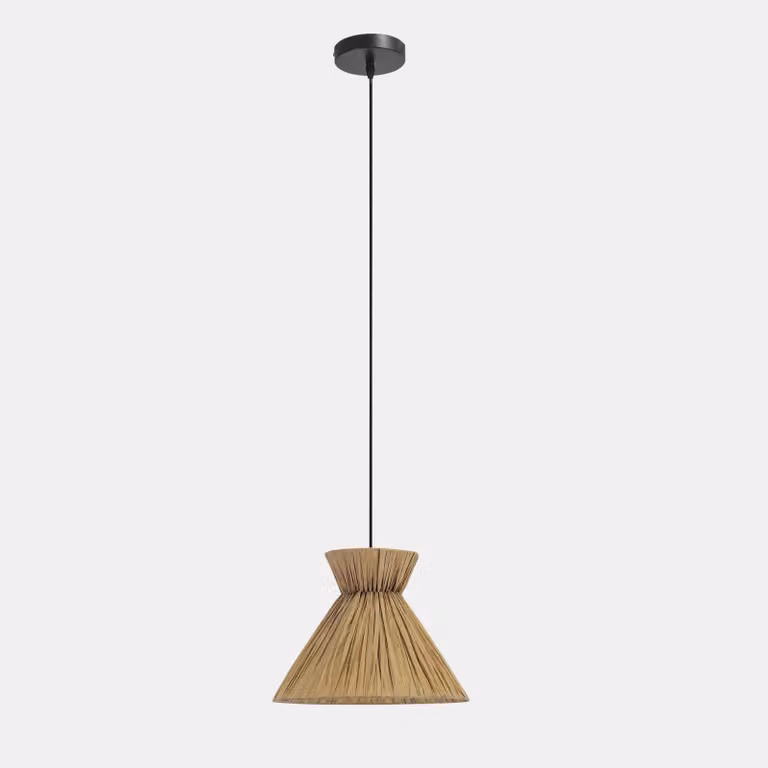 Lampada a sospensione in stile dama nera, compatibile con lampadina E27
