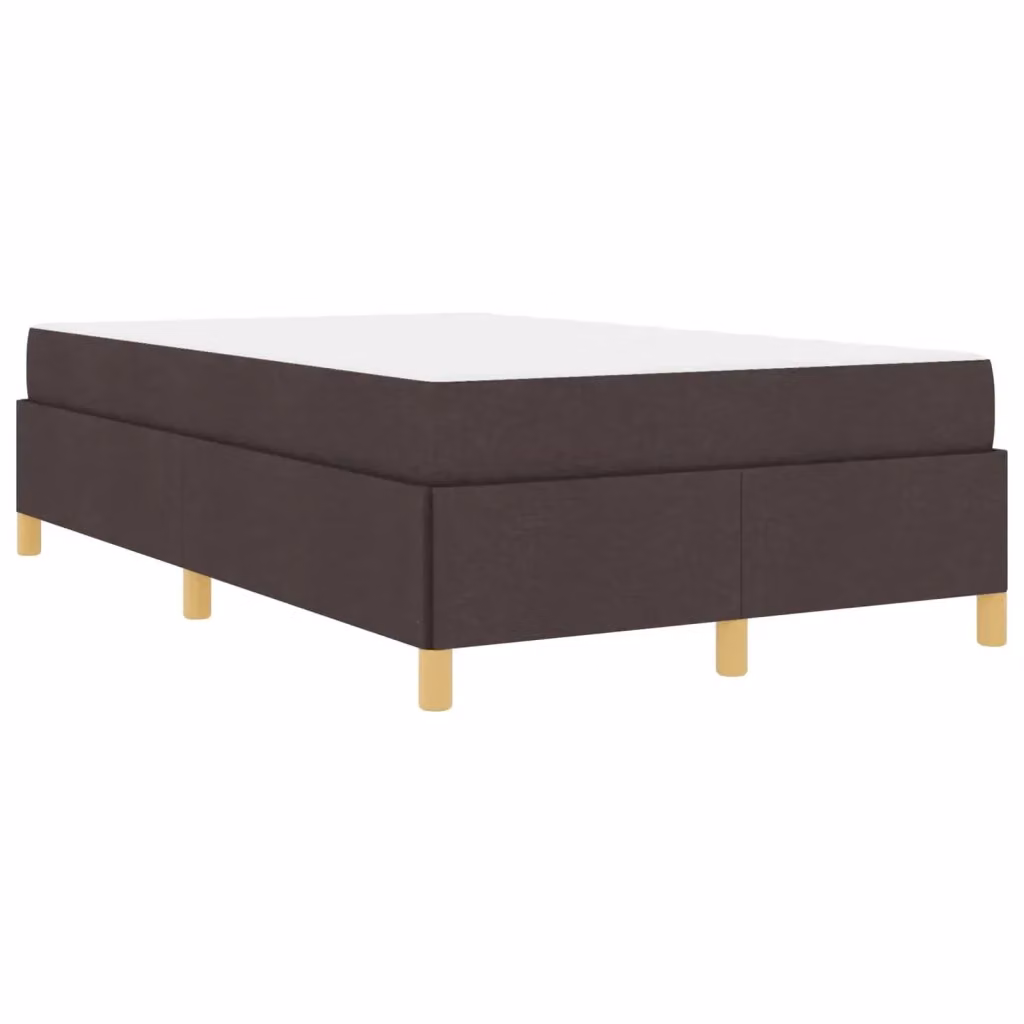 Struttura del letto imbottita vidaXL in tessuto marrone con legno ingegnerizzato L/P/H: 200 x 120 x 280 cm – 2