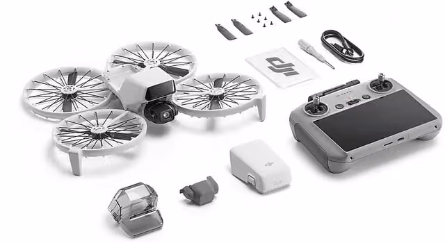 Drone DJI Flip con telecomando DJI RC 2, Grigio